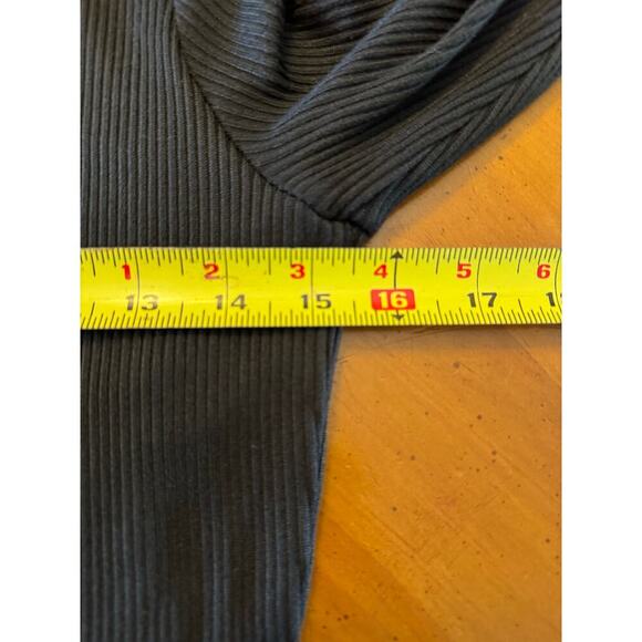 ALLSAINTS Molly Ribbed Open Back Long Sleeve Midi Dress Size 6 - Picture 12 of 13